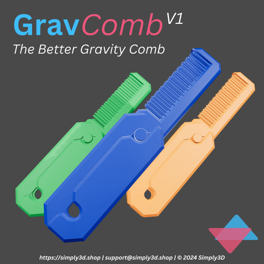 GravComb V1 - Gravity Comb Fidget